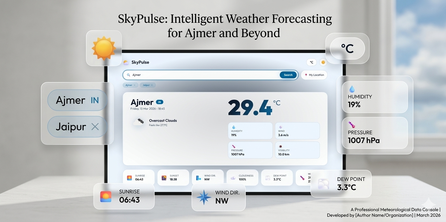 SkyPulse - Weather Dashboard
